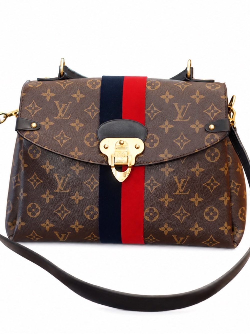 Louis Vuitton Georges Handbag Shoulder Bag MM